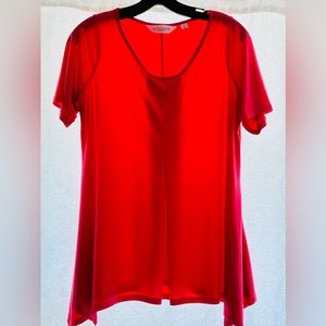 Red maternity top size M